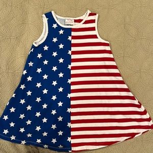 Size 6-7 Hanna Andersson July 4th dress